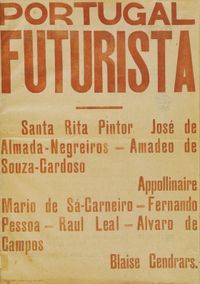 포르투갈 푸투리스타, 1917년 캄푸스의 "Ultimatum"을 게재한 예술 저널.