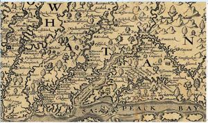 존 스미스 선장의 1608년 지도