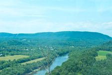 카카폰강 (Cacapon River)이 포토맥강과 합류하는 지점 (거의 보이지 않음)