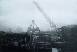 평원선 건설 현장