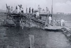 평원선 건설 현장