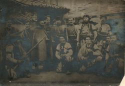 제1차 세계 대전 중 IMRO 준군사조직으로 구성된 제11마케도니아 보병 사단의 게릴라 부대.
