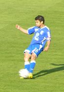 2007년 4월 디나모에서 프리킥을 하는 에두아르두