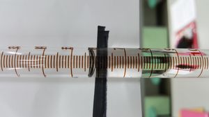 검은색 스트립 기법