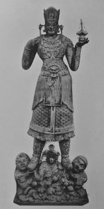 도바쓰 비샤몬텐(兜跋毘沙門天)상(교토 교왕호국사)