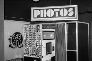 호텔에 설치된 사진 부스