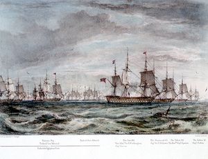 코드링턴의 함대는 10월 4일 오스만 증원군이 파트라스에 도달하는 것을 막았다.