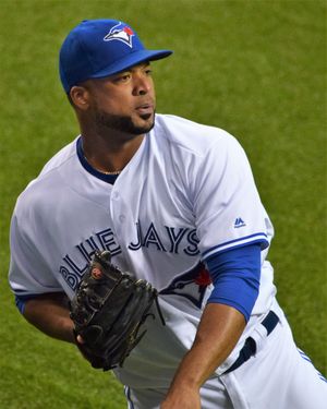 토론토 블루제이스 시절(2017년 7월 24일)