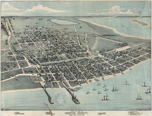 1887년 코퍼스크리스티 지도