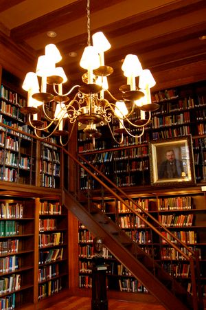 케이스 웨스턴 리저브 대학교 앨런 기념 의학 도서관의 열람실