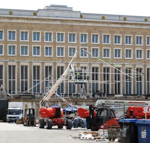 2014년 5월 베를린 템펠호프 공항에서 촬영된 2구역 장면