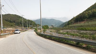 문경시 동로면과 국도 제59호선