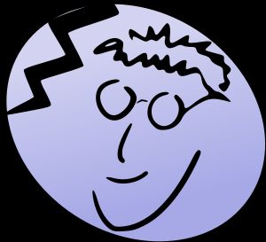 해리와 그의 외모에서 가장 눈에 띄는 번개 모양 흉터와 둥근 안경을 양식화한 이미지.