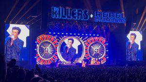 2024년 12월 호주 시드니에서 공연하는 더 킬러스