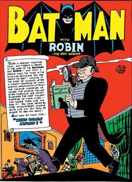 알프레드 (후에 페니워스라고 명명됨)는 처음 등장했을 때 과체중의 어리숙한 탐정이었다