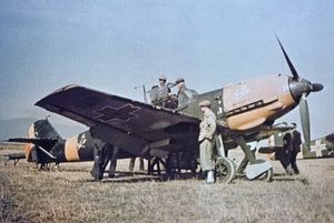 스탈린그라드 전투에서 루마니아 메서슈미트 Bf 109E-4