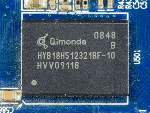 512-MBit 키몬다(Qimonda) GDDR3 SDRAM 패키지