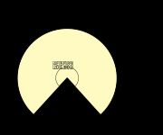 산수에서 각도를 배울 때, 팩맨이 거론되기도 한다