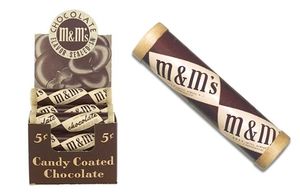 밀크 초콜릿 M&M's는 1941년에 출시되었다.