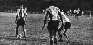 결승 라운드의 우루과이 대 아르헨티나 경기