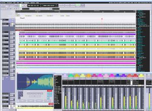 전형적인 DAW (Ardour)