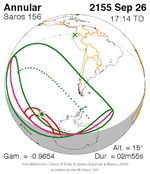 2155년 9월 26일 일식