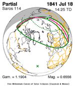 1841년 7월 18일 일식