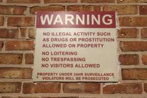 시카고 모텔 간판