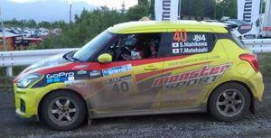 전일본 랠리 선수권의 스즈키 스위프트 스포츠