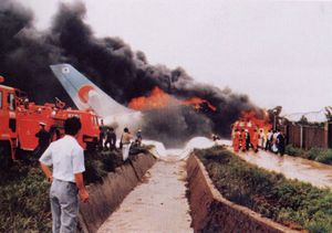 화염에 휩싸인 2033편