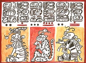 드레스덴 코덱스의 세부 사항 (현대 복제본)