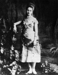 1877년 '라 바야데르' 1막에서 니키야 역을 맡은 예카테리나 바젬