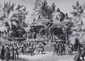 초연 당시 무대 디자인(1877년)