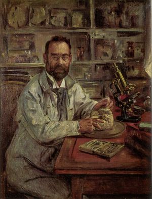 루트비히 에딩거, 로비스 코린트의 그림