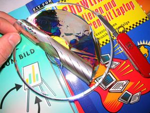 CD-R의 분리된 데이터 레이어