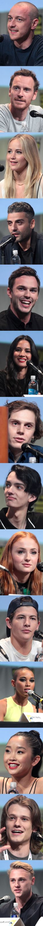 엑스맨: 아포칼립스 배우들.