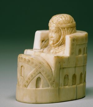 12세기 스페인 퀸 (바다코끼리 상아)