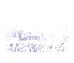 데물랭과 당통이 혁명 재판소 앞에서