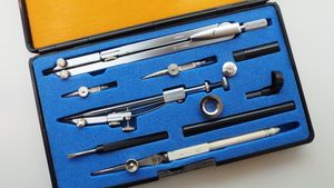휴대용 제도 용구 세트