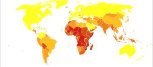 2012년 인구 백만 명당 STI (HIV 제외) 사망자 수