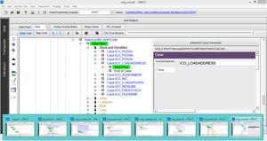 링 가상 머신 (VM) 구현에는 PWCT 시각적 프로그래밍 언어가 사용된다.