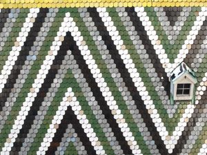 슈테판 대성당 지붕의 창문