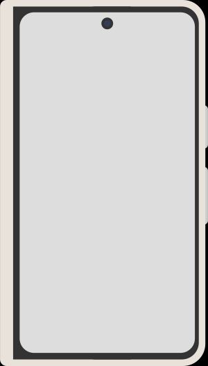픽셀 폴드 포슬린 색상의 전면 다이어그램