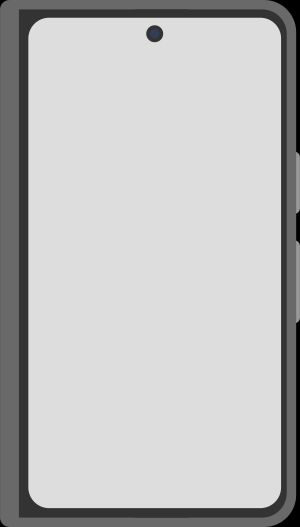 픽셀 폴드 옵시디언 색상의 전면 다이어그램