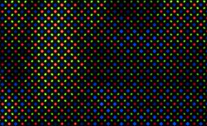 픽셀 2(XL 아님)의 대각선 펜타일 픽셀 배열