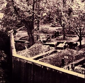 린덴호프 언덕에서의 1937/38년 겨울 발굴 현장