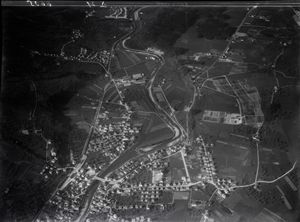 발터 미텔홀저의 600m 상공 항공 사진 (1931년)