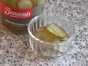 오이 피클 샐러드, Agurkesalat