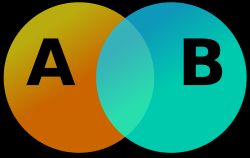 A: 두 다리 생물의 집합B: 날 수 있는 생물의 집합