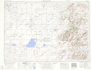 현대 커스커텅 기 지역을 포함한 지도(육군 지도 제작소(AMS), 1953)